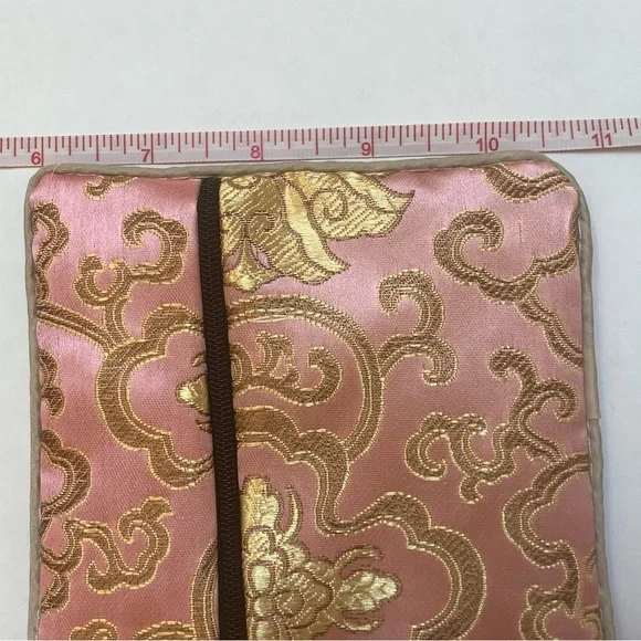 Pink Zipper Jewelry Pouch/Coin Purse - Picture 7 of 9